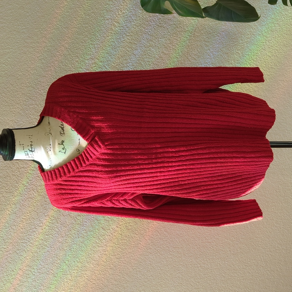 Women's 2XL White Stag Sweater